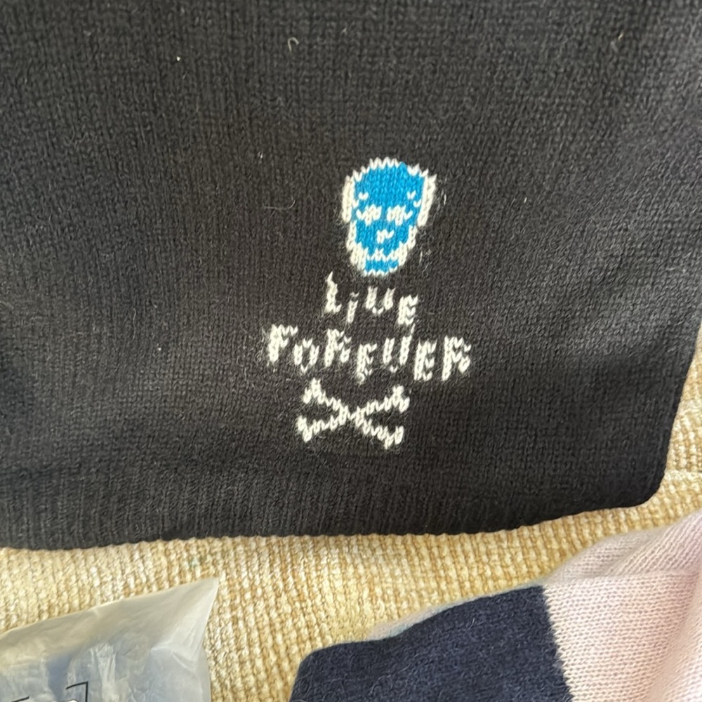 Skull cashmere sweater long sleeve - Picture 3 of 4